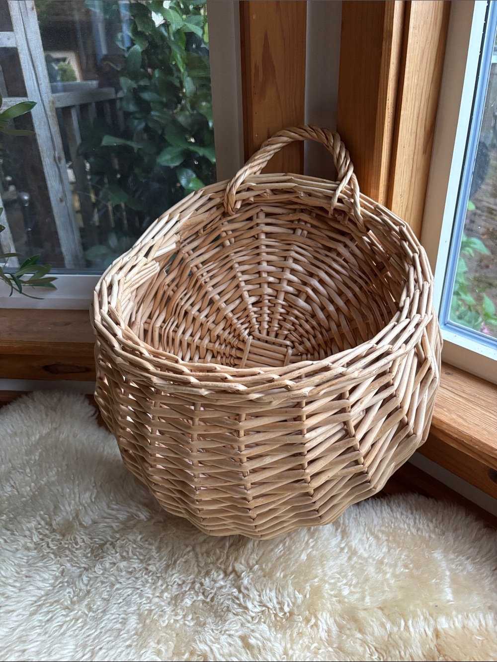 Wicker Wall Basket